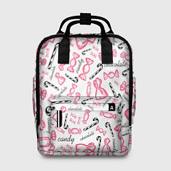 Рюкзак женский Сладкая жизнь в розовом цвете, цвет: 3D-принт