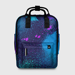 Рюкзак женский Брызги краски, цвет: 3D-принт