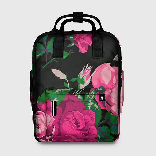 Женский рюкзак Шипы и розы / 3D-принт – фото 1