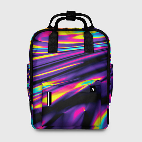 Женский рюкзак Glitch colors / 3D-принт – фото 1