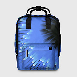 Рюкзак женский Чёрная дыра - неон - авангард, цвет: 3D-принт