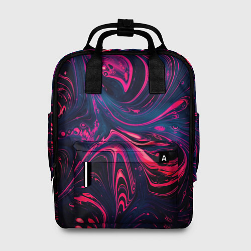 Женский рюкзак Неоновые краски во тьме / 3D-принт – фото 1