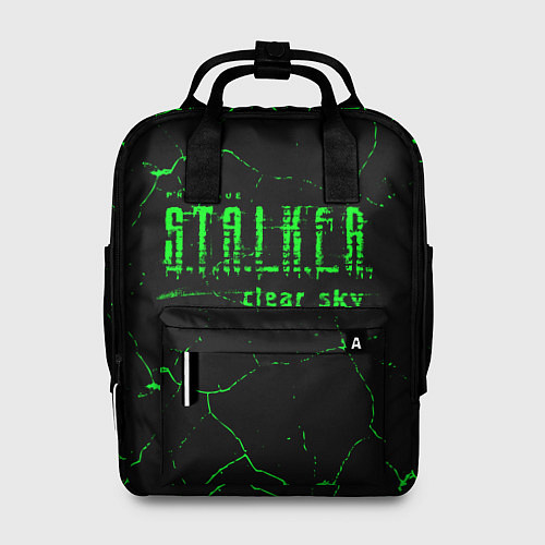 Женский рюкзак Stalker radiation art / 3D-принт – фото 1