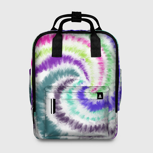 Женский рюкзак Тай-дай разноцветный / 3D-принт – фото 1
