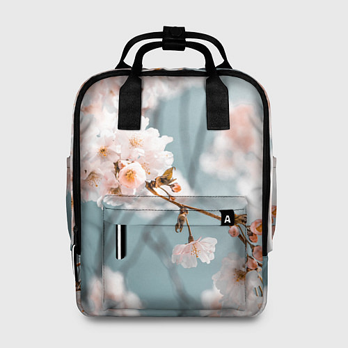 Женский рюкзак Японские красивые цветы / 3D-принт – фото 1