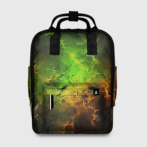 Женский рюкзак Зеленый туман / 3D-принт – фото 1