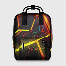 Рюкзак женский Неоновые трубки, цвет: 3D-принт