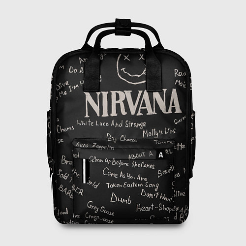 Женский рюкзак Nirvana pattern / 3D-принт – фото 1