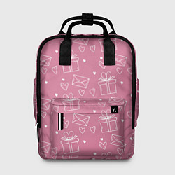 Рюкзак женский Влюбленным паттерн, цвет: 3D-принт