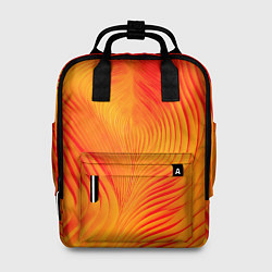 Женский рюкзак Фантазия в красном и желтом