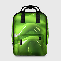 Рюкзак женский Зеленая слизь, цвет: 3D-принт
