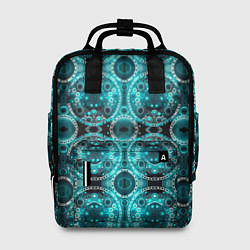 Рюкзак женский Светящееся НЛО, цвет: 3D-принт