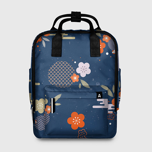 Женский рюкзак Орнамент японского кимоно / 3D-принт – фото 1