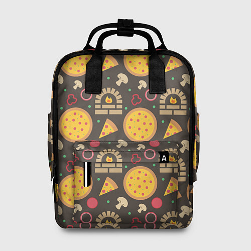 Женский рюкзак Пицца из печи / 3D-принт – фото 1