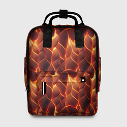 Рюкзак женский Огненная мозаичная текстура, цвет: 3D-принт