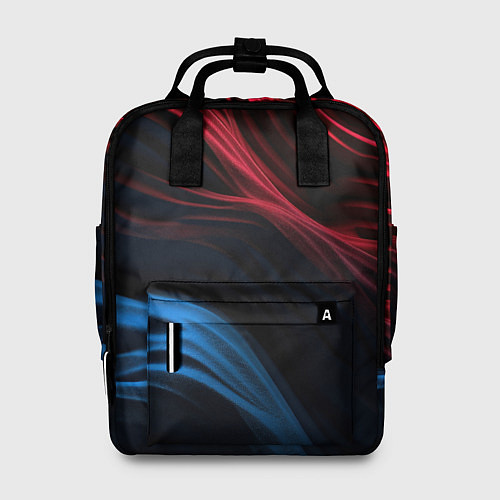Женский рюкзак Blue red black / 3D-принт – фото 1
