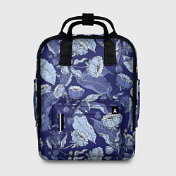 Рюкзак женский Цветочный принт рисунок, цвет: 3D-принт