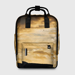 Рюкзак женский Предрассветное облачное небо, цвет: 3D-принт