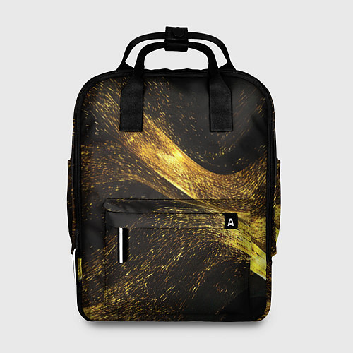 Женский рюкзак Золотая пыльца / 3D-принт – фото 1