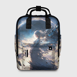 Рюкзак женский Небесная девушка от нейросети, цвет: 3D-принт