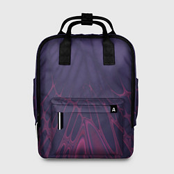 Рюкзак женский Лучи - фиолетовый и розовый - Хуф и Ся, цвет: 3D-принт