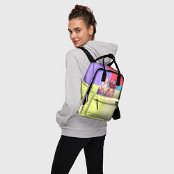 Рюкзак женский Блек Пинк - разноцветный, цвет: 3D-принт — фото 2