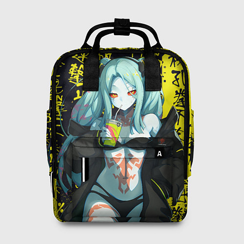 Женский рюкзак Ребекка в куртке самурая - Киберпанк / 3D-принт – фото 1