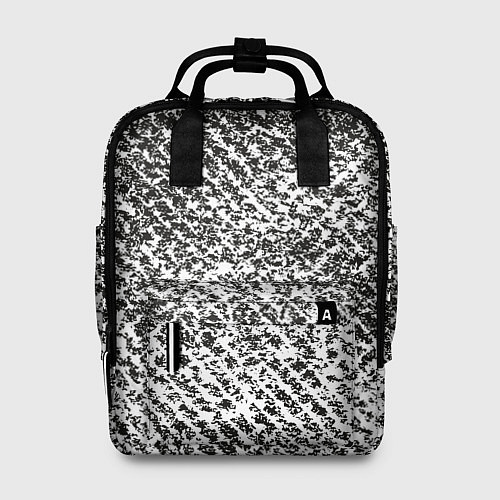 Женский рюкзак Black white style / 3D-принт – фото 1
