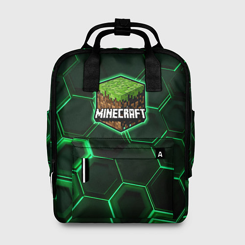 Женский рюкзак Minecraft Logo Плиты / 3D-принт – фото 1