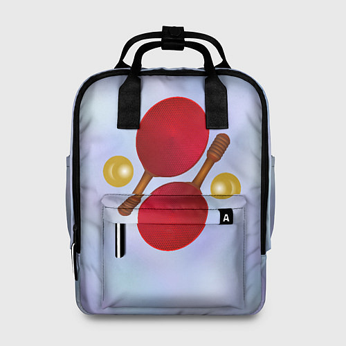 Женский рюкзак Теннисный дизайн / 3D-принт – фото 1