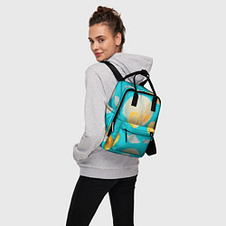 Рюкзак женский Лето, ракушки, цвет: 3D-принт — фото 2
