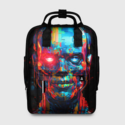 Женский рюкзак AI Робот digital pop-art