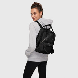 Рюкзак женский Хищник на черном фоне, цвет: 3D-принт — фото 2