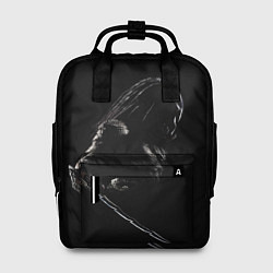 Женский рюкзак Хищник на черном фоне