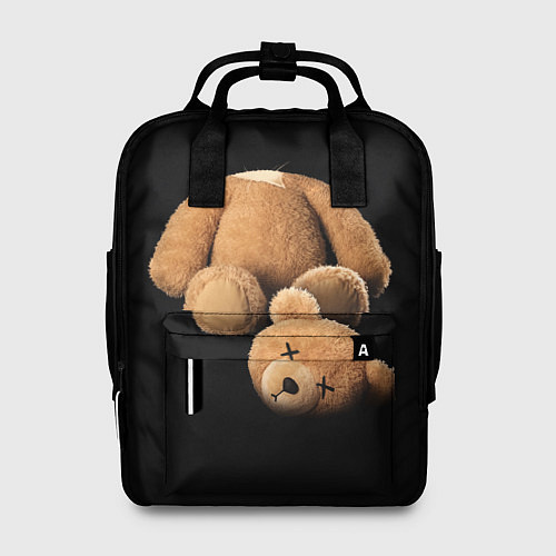 Женский рюкзак Плюшевый медведь с оторванной головой / 3D-принт – фото 1