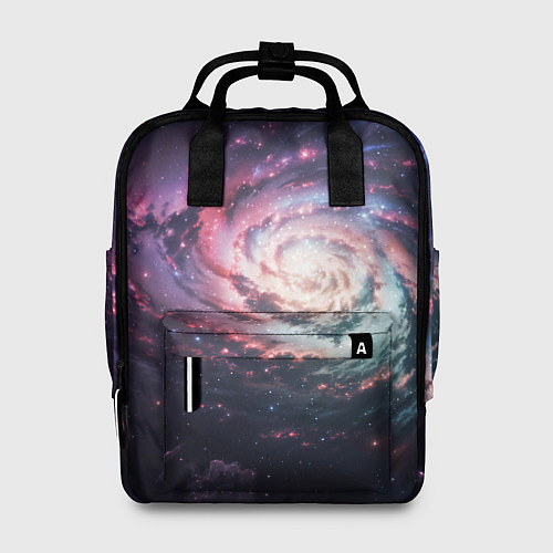 Женский рюкзак Спиральная галактика в космосе / 3D-принт – фото 1