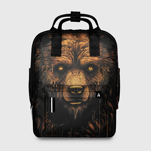 Женский рюкзак Медведь иллюстрация / 3D-принт – фото 1