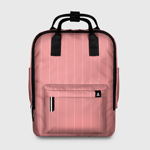 Женский рюкзак Благородный розовый полосатый / 3D-принт – фото 1