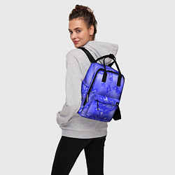 Рюкзак женский Темно-синий мотив, цвет: 3D-принт — фото 2