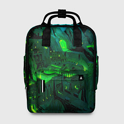 Женский рюкзак Зелёный город