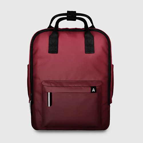 Женский рюкзак Градиент цвета тёмный кабаре / 3D-принт – фото 1