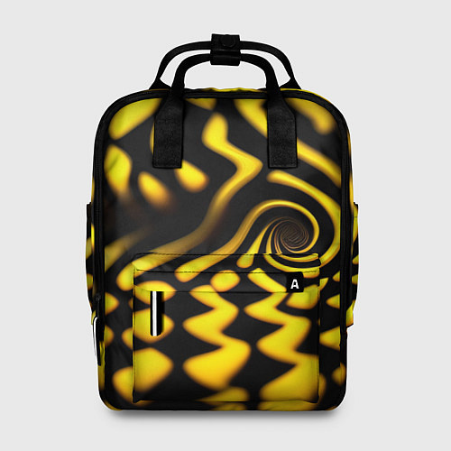 Женский рюкзак Желтая футболка с воронкой / 3D-принт – фото 1