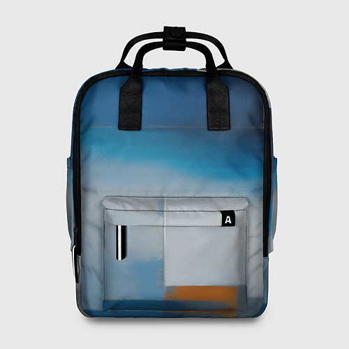 Женский рюкзак Синяя палитра / 3D-принт – фото 1