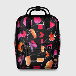 Рюкзак женский Яркие маркеры, цвет: 3D-принт