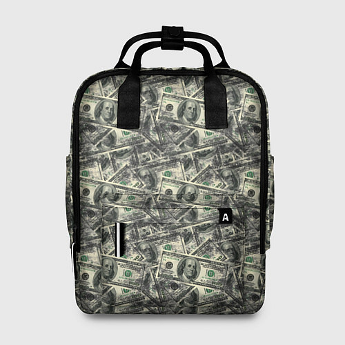 Женский рюкзак Американские доллары / 3D-принт – фото 1