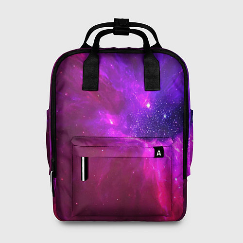 Женский рюкзак Бескрайнее космическое пространство - галактика / 3D-принт – фото 1