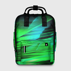 Рюкзак женский Green light background, цвет: 3D-принт