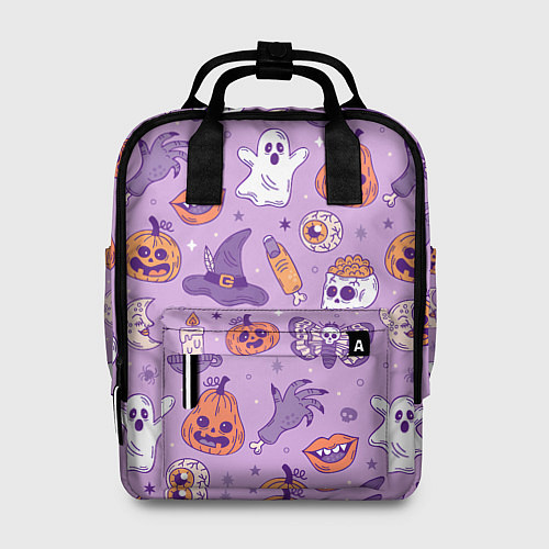 Женский рюкзак Halloween pattern арт / 3D-принт – фото 1