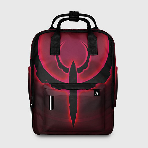 Женский рюкзак Quake красный / 3D-принт – фото 1