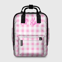 Рюкзак женский Hi Ken - фраза и костюм Барби, цвет: 3D-принт